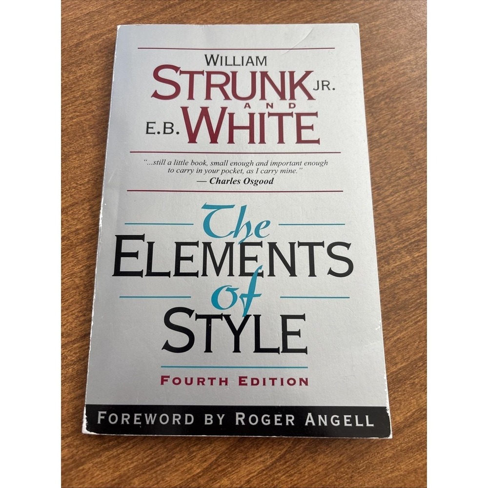 The Elements‎ of Style by W. Strunk & E.B. White*PB*